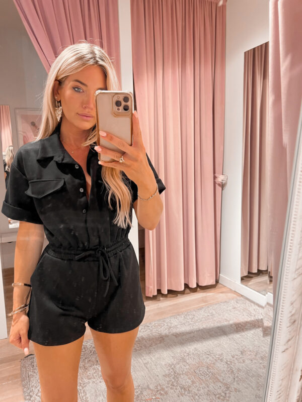 CARICIA JUMPSUIT - BLACK