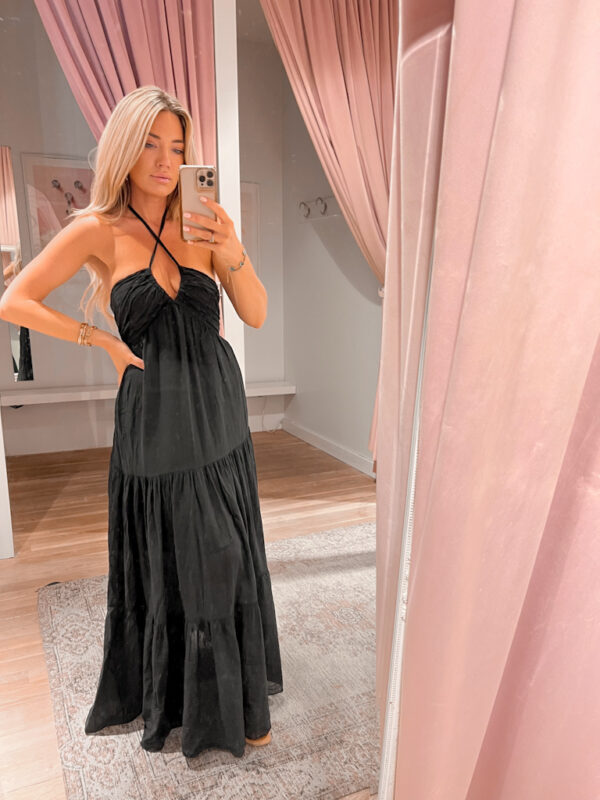 COCO COTTON DRESS - BLACK