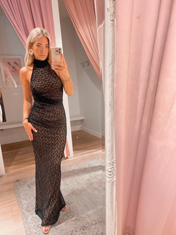 ZAIRA LACE DRESS -BLACK