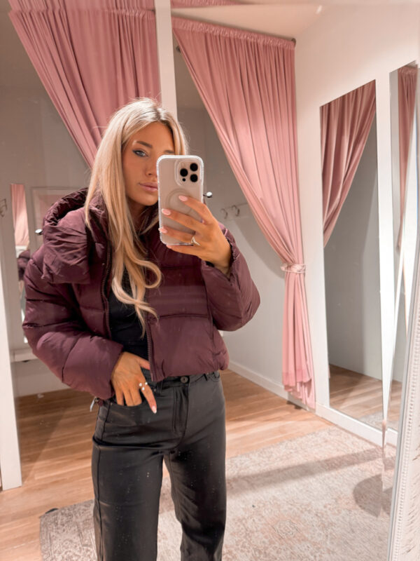 WINTER BOMBER - BURGUNDY - Afbeelding 3