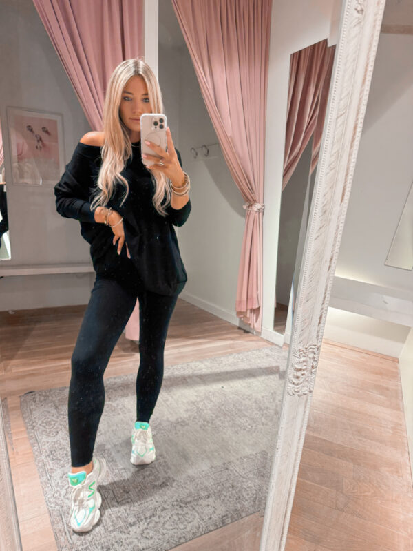 COMFY SET LOUNA -BLACK
