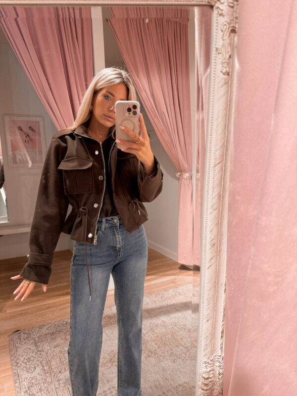 SILHOUETTE JACKET -BROWN