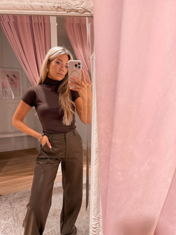 BASIC KOL TOP -BROWN