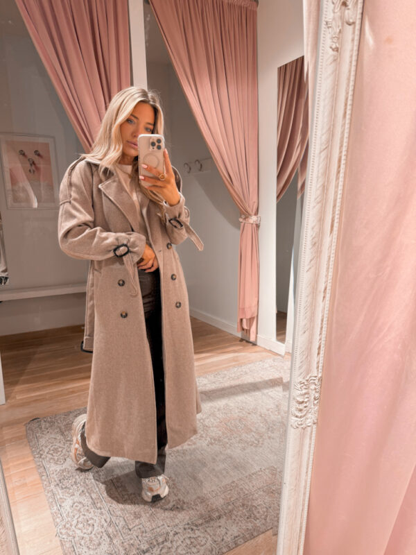 SOFT TRENCHCOAT -BEIGE