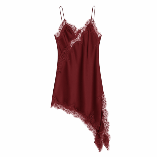 LACE DRESS BURGUNDY