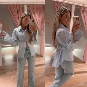 BLOUSE JACKY- BLUE