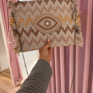 Boho bag - eye beige