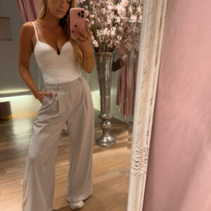 Low waist pantalon - beige