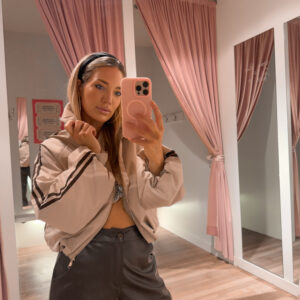 Dons jacket stripe - beige