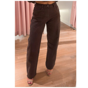 Diamond barrel jeans -super stretch brown