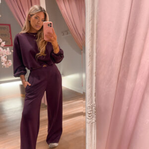 City lounge set - plum