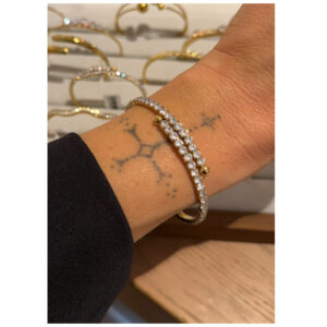 Double diamond bracelet