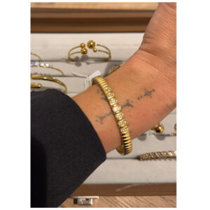 Sparkle rib bracelet