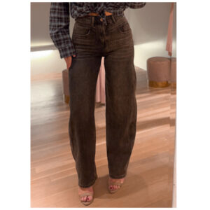 Washed balloon jeans