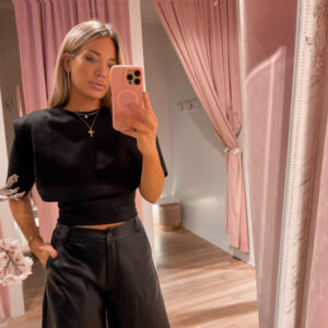 Coco shape top - black