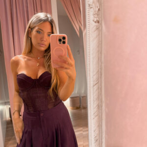 Valentina bustier - plum