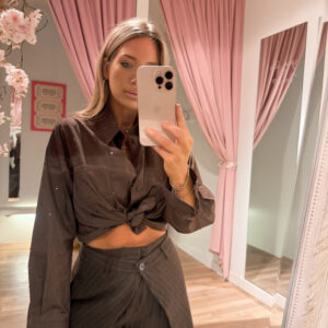 Crystal blouse - brown