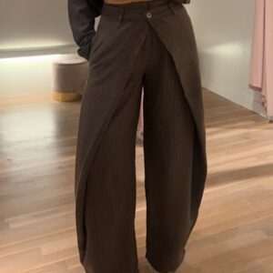Double layer pantalon - brown