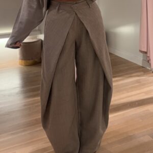 Double layer pantalon - taupe