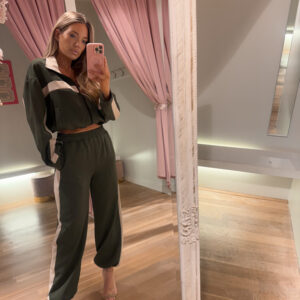 Sporty chic set - khaki