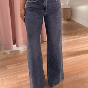 Wide fit stretch jeans - queen hearts