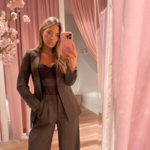 Femme fatale blazer - brown
