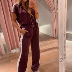 Satin set dolly- bordo