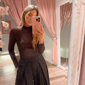 Mesh top - brown