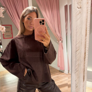 Sparkling longsleeve - brown