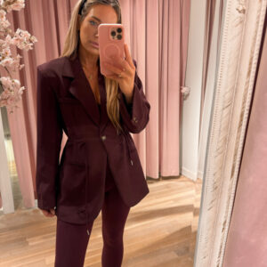 City chic blazer - bordo