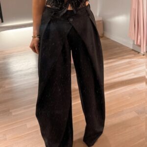 Lana layer pantalon - black