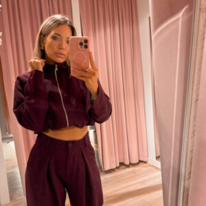 Maison bomber - plum