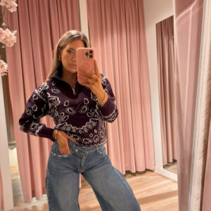 Plum sweater