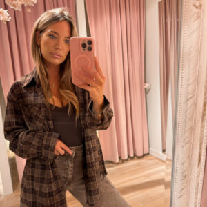 Lexi sparkle blouse - brown