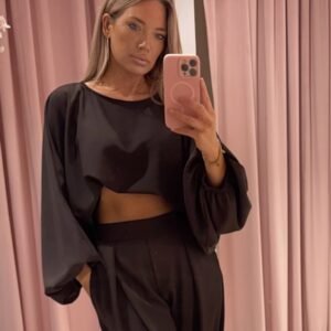 Elise top - brown