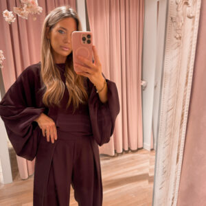 Elise top - plum